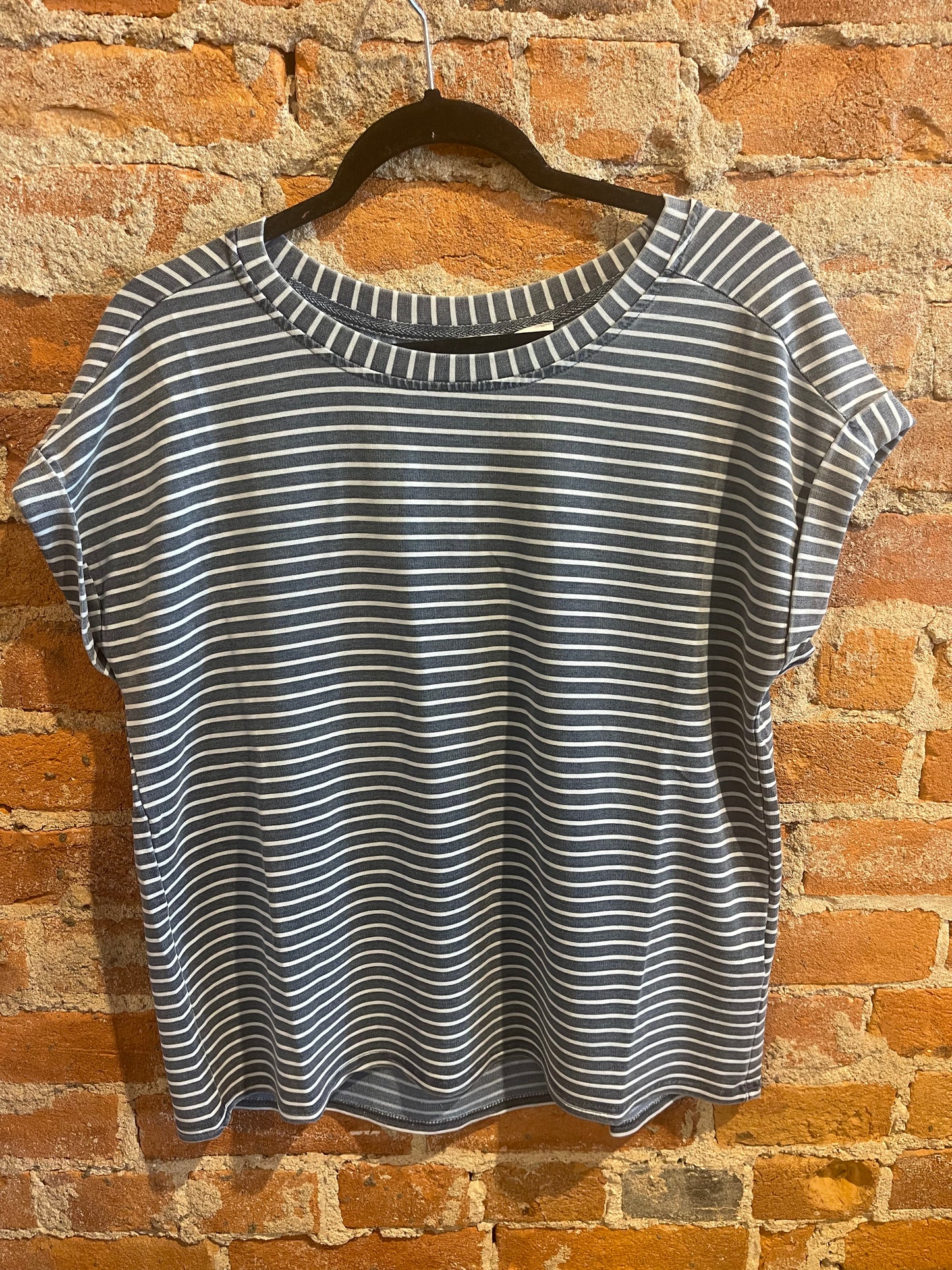 Carly Blue With White Stripes