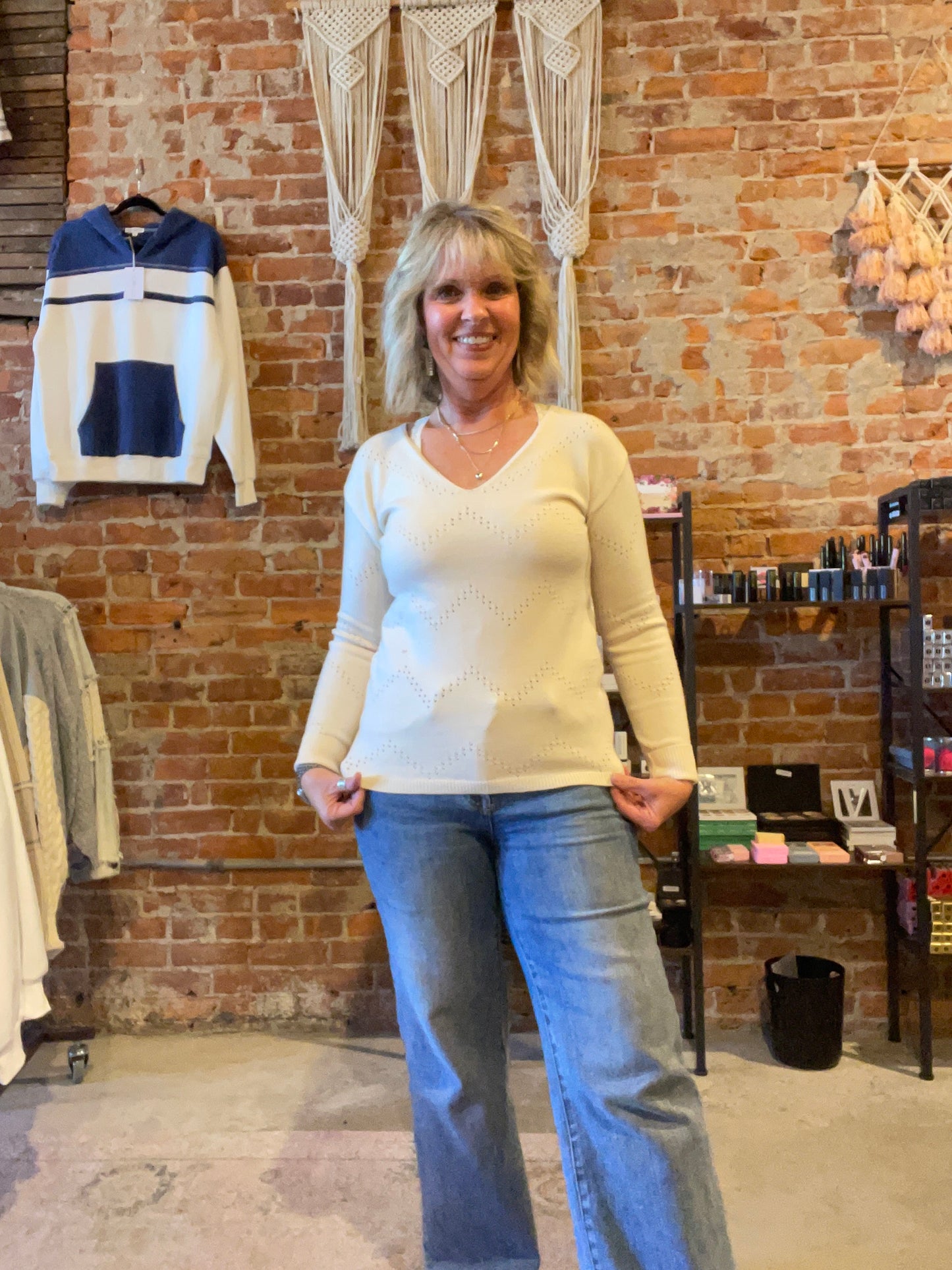 Lauren Cream Sweater