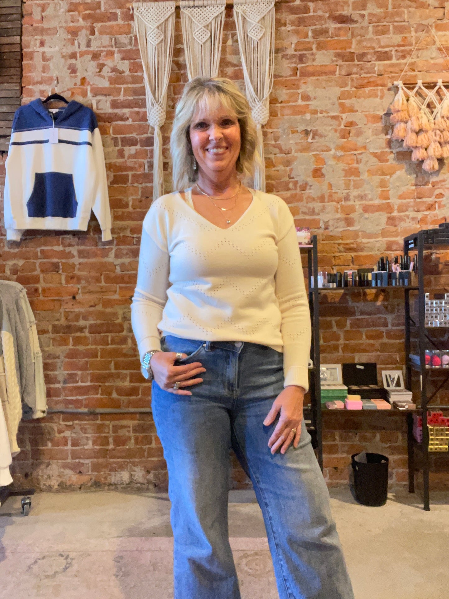 Lauren Cream Sweater