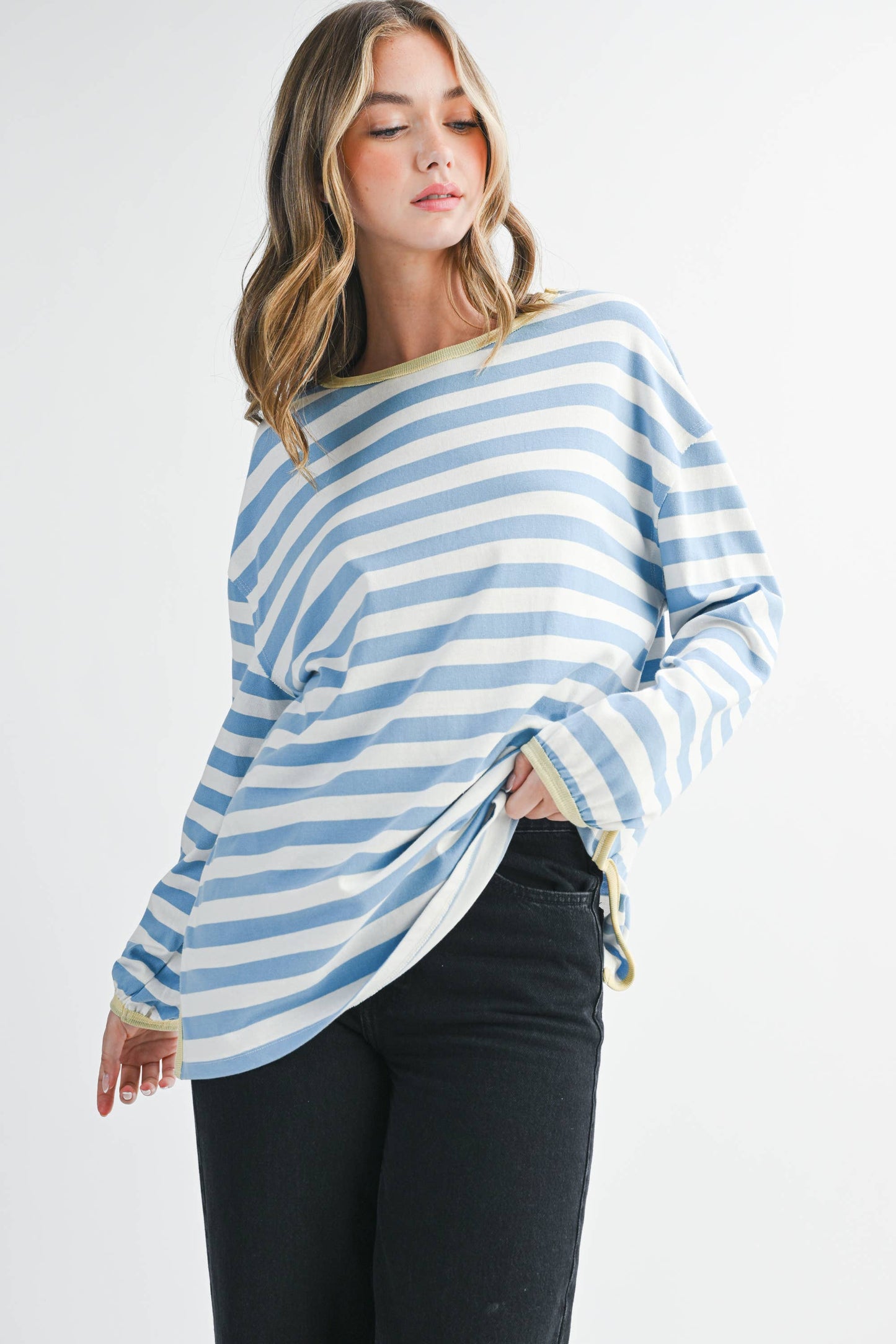 8433FN Onida Stripe Top 1