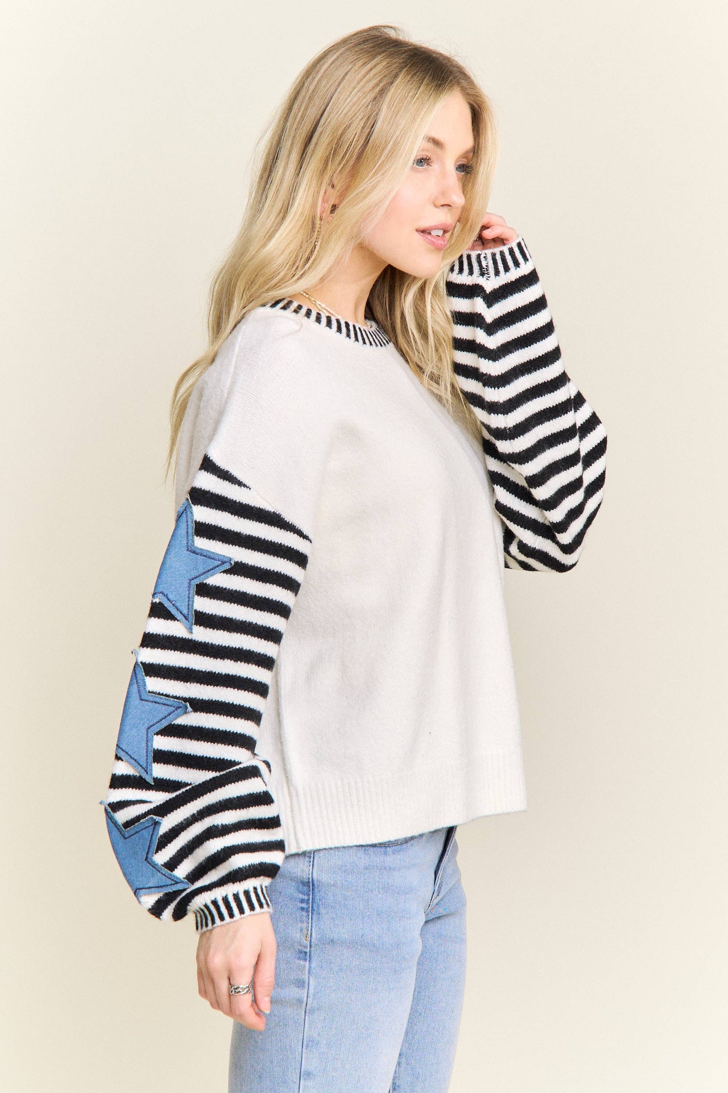 Striped And Star Sleeve