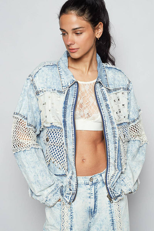 Cargo Pocket Denim Jacket