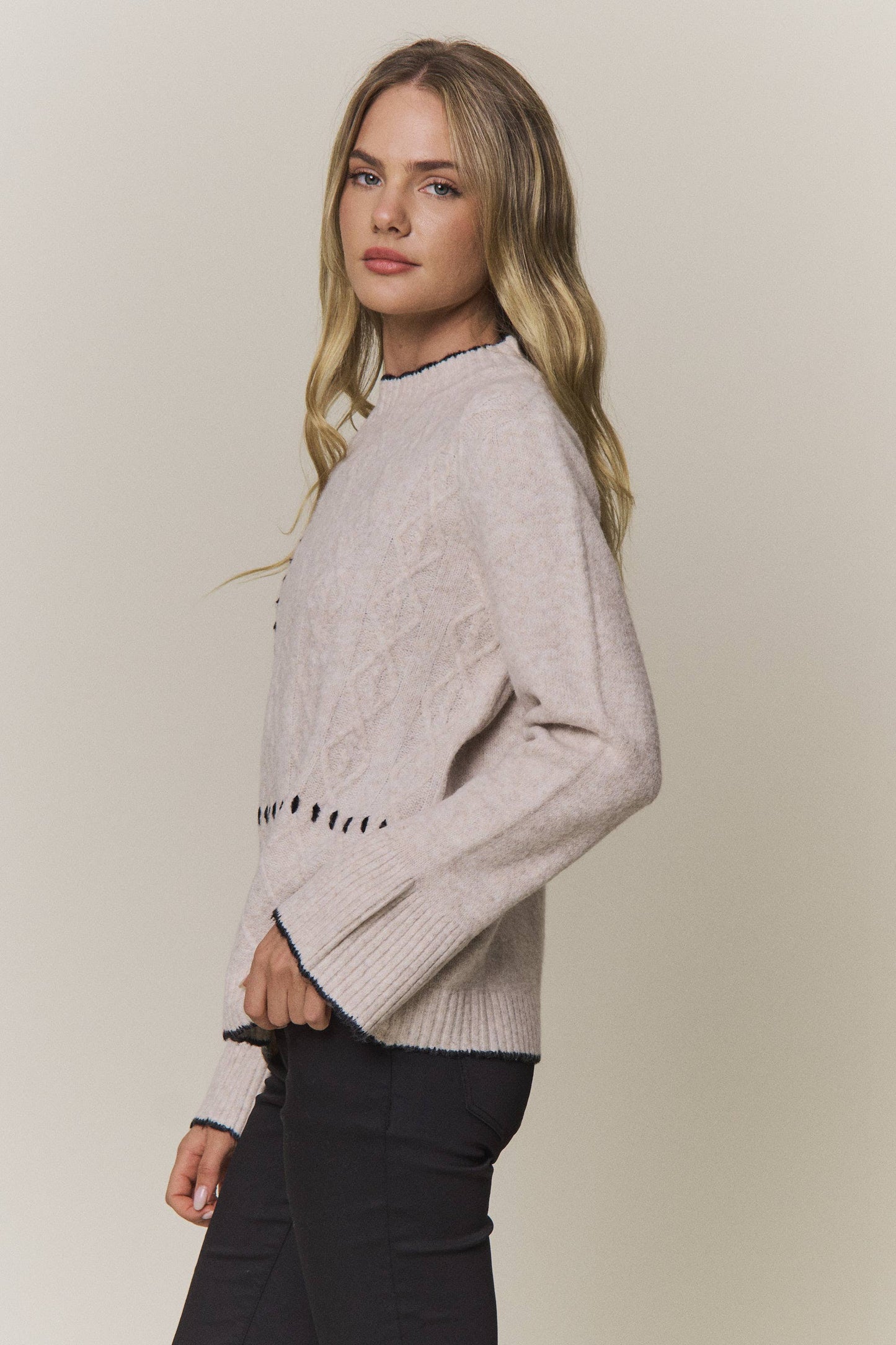 Amber Patterned Sweater