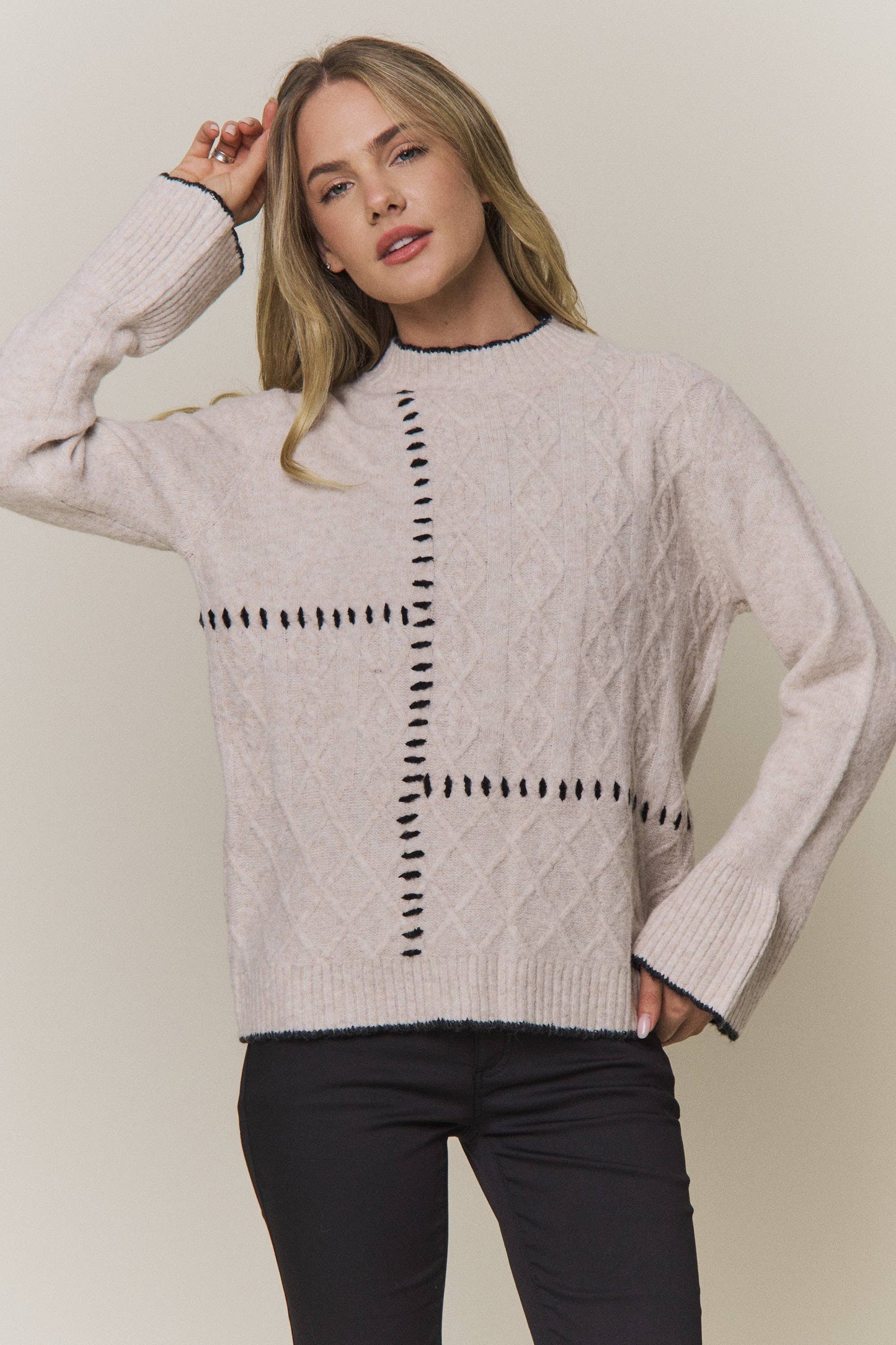 Amber Patterned Sweater