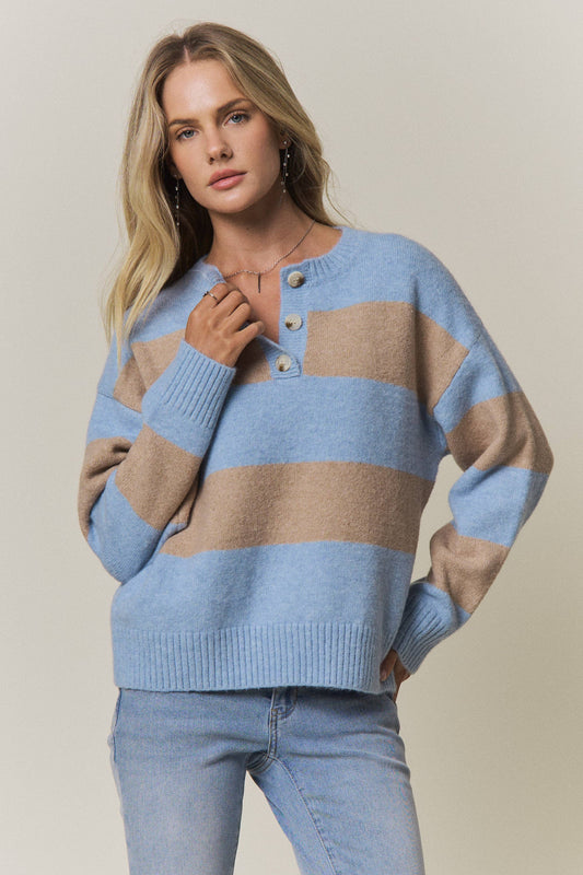 Cozy Chic Striped Sweater