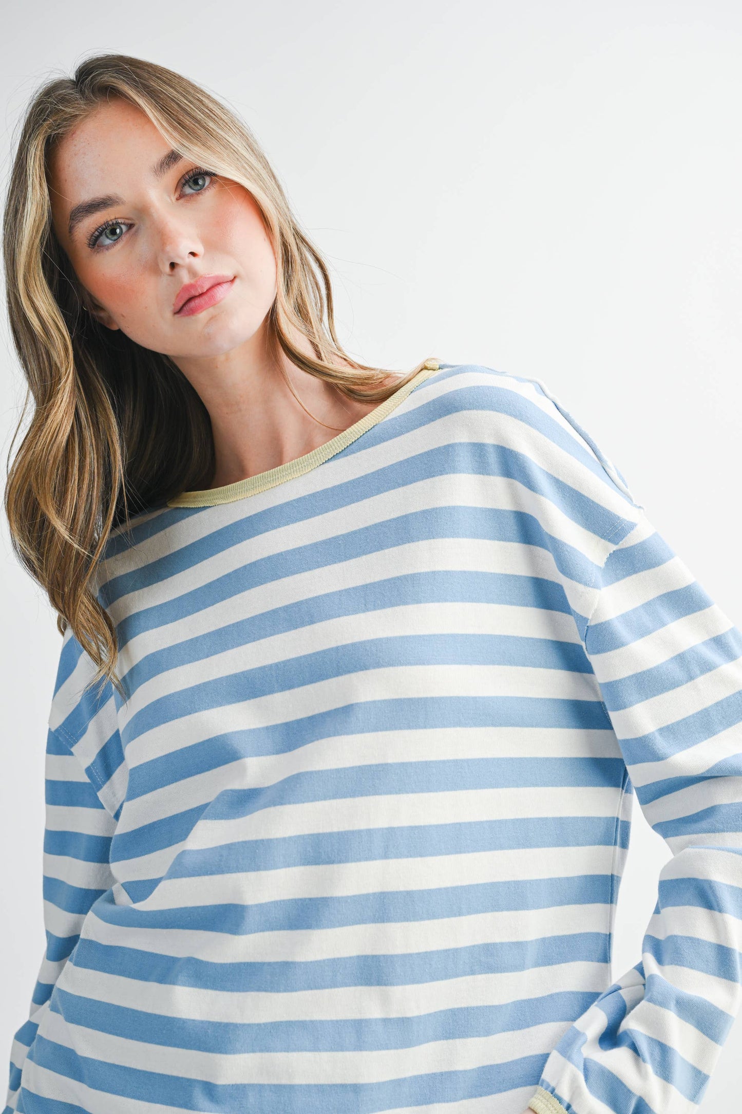 8433FN Onida Stripe Top 1