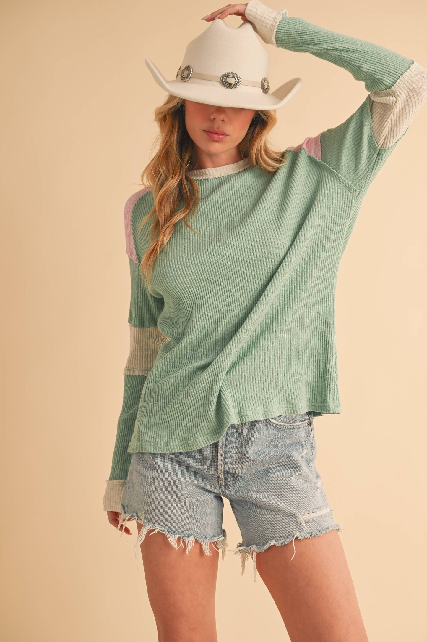 8327EK Gretel Colorblock Layering Top 4