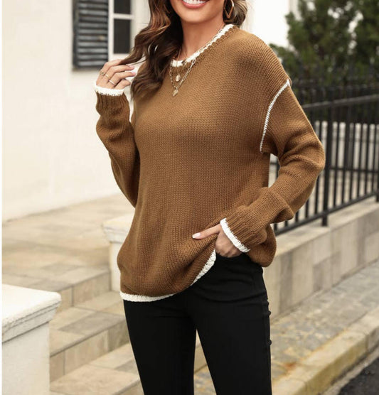 Exposed Seam Sweater