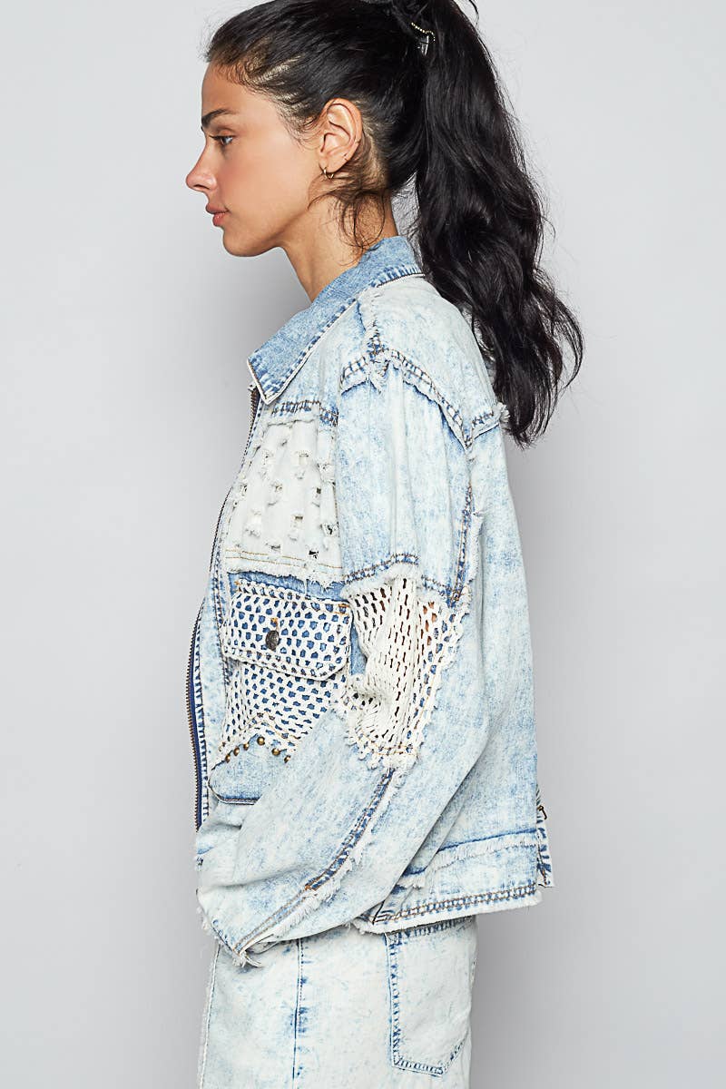 Cargo Pocket Denim Jacket