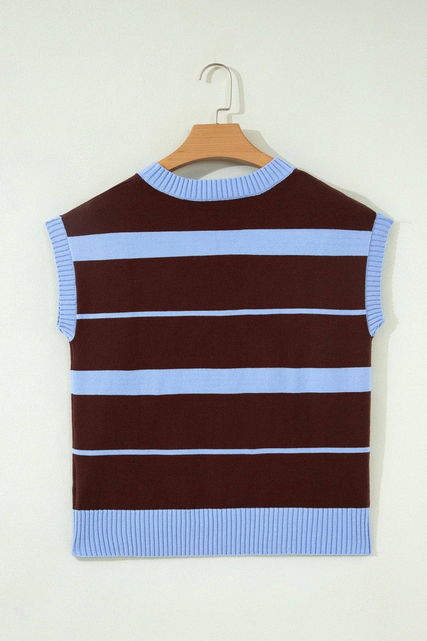 Sky Blue Stripe Short Sleeve
