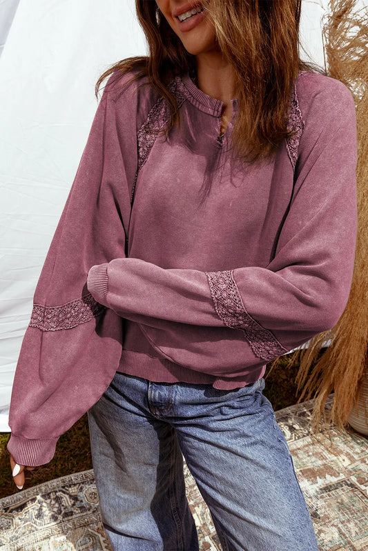 Mineral Wash Baggy Sweatshirt